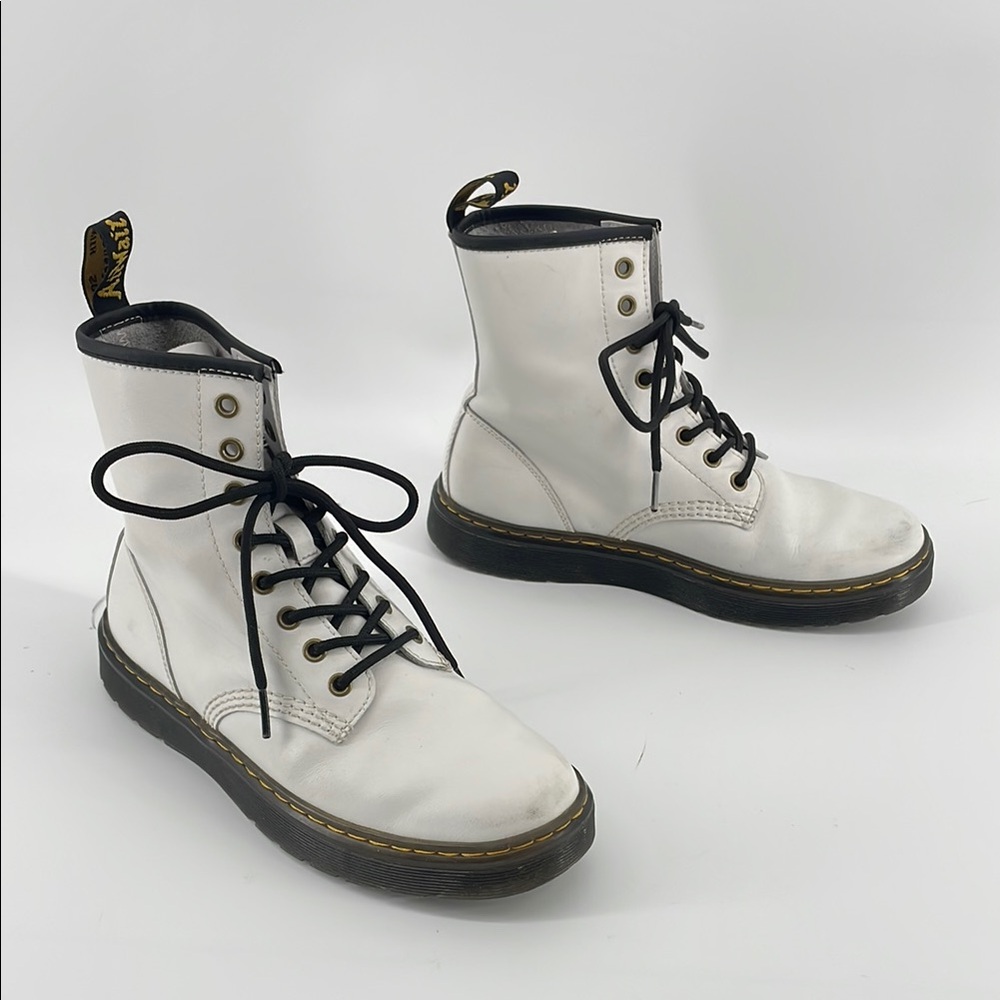 Dr. Martens Zavala Boots in White 8 S6 - Picture 1 of 8